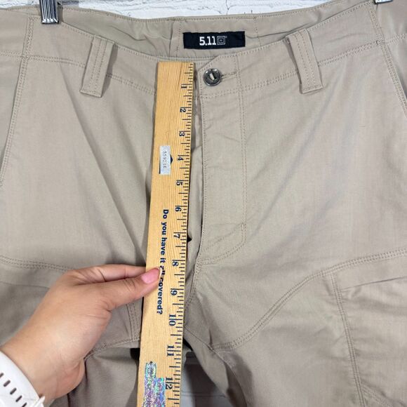 5.11 Tactical Apex Shorts 11' Men's Size 40 Khaki Tan Flex-Tac 73334 Outdoor - Picture 6 of 14